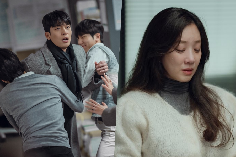 Wi Ha Joon et Jung Ryeo Won font face aux conséquences de leur scandale sur "The Midnight Romance In Hagwon"