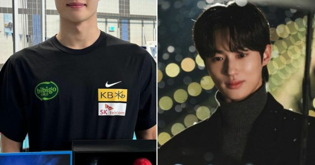 Un beau champion olympique coréen devient viral en raison de sa ressemblance avec le personnage emblématique de « Lovely Runner » interprété par Byeon Woo Seok