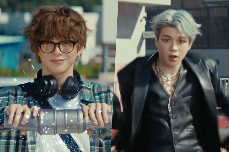 Regardez : Kang Daniel joue à la fois le rôle de membre du personnel et de superstar dans le clip de « Electric Shock »