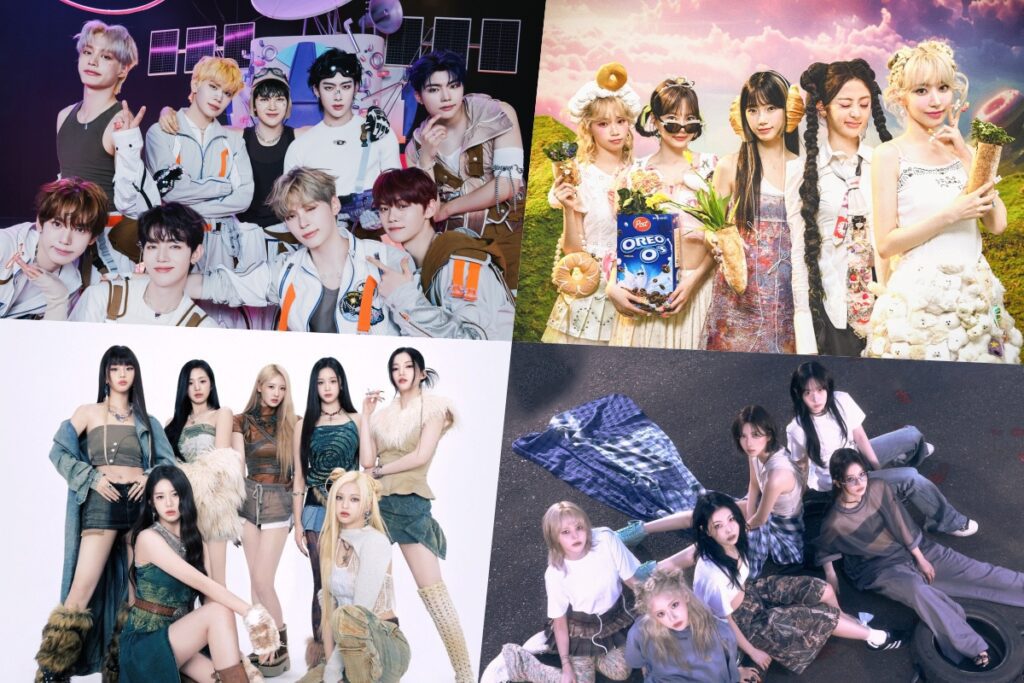 ZEROBASEONE, LE SSERAFIM, BABYMONSTER, NMIXX, SEVENTEEN, Stray Kids, aespa, DAY6 et bien d'autres obtiennent les certifications Circle Million et Platinum