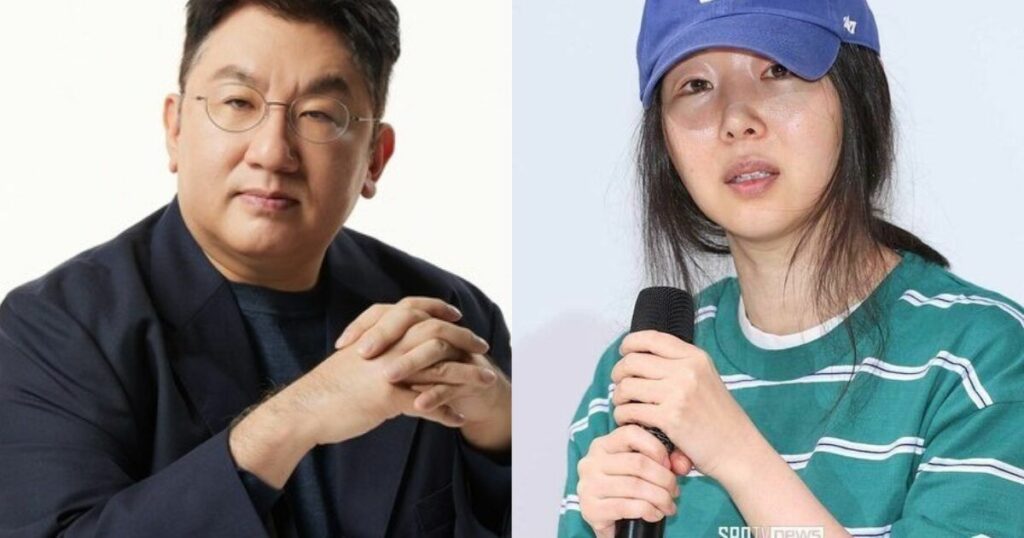 L'ancien PDG d'ADOR, Min Hee Jin, devrait au fondateur de HYBE, Bang Si Hyuk, 3,9 milliards de KRW en prêt personnel