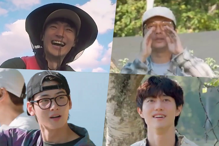 Regarder : Lee Je Hoon, Lee Dong Hwi, Cha Eun Woo et Kwak Dong Yeon paniquent face aux réalités de la vie rurale dans « Rented In Finland »