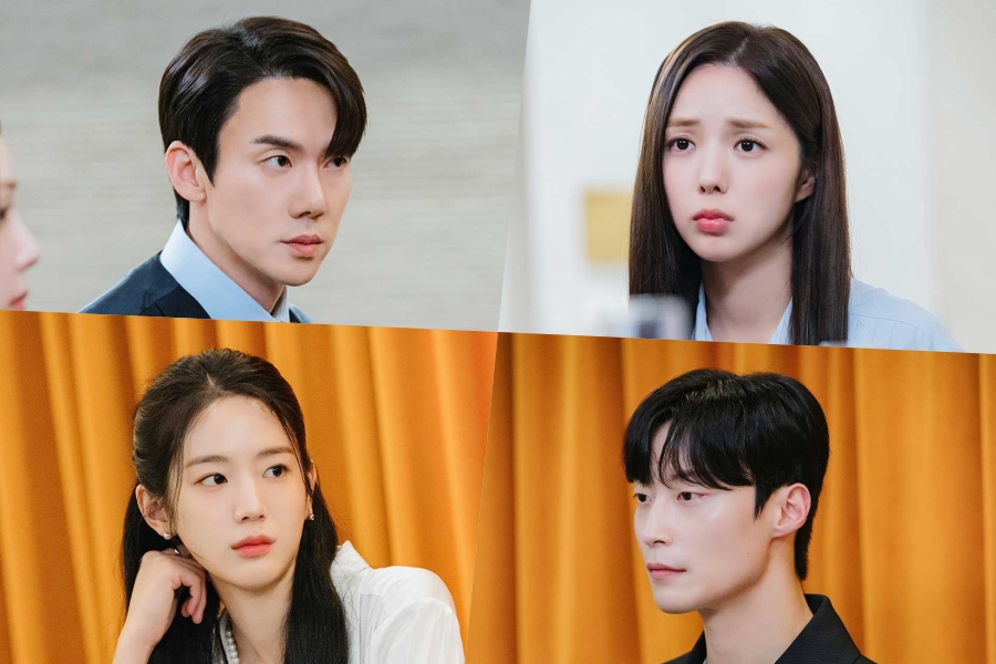 Yoo Yeon Seok, Chae Soo Bin, Heo Nam Jun et Jang Gyuri partagent un repas troublant dans "When The Phone Rings"